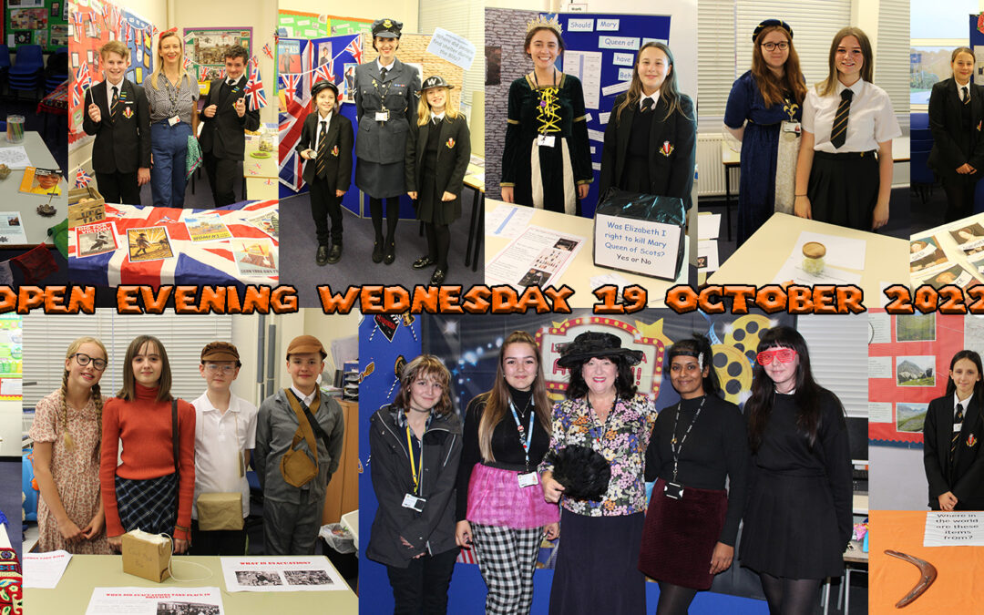 October 2022 – Open Evening